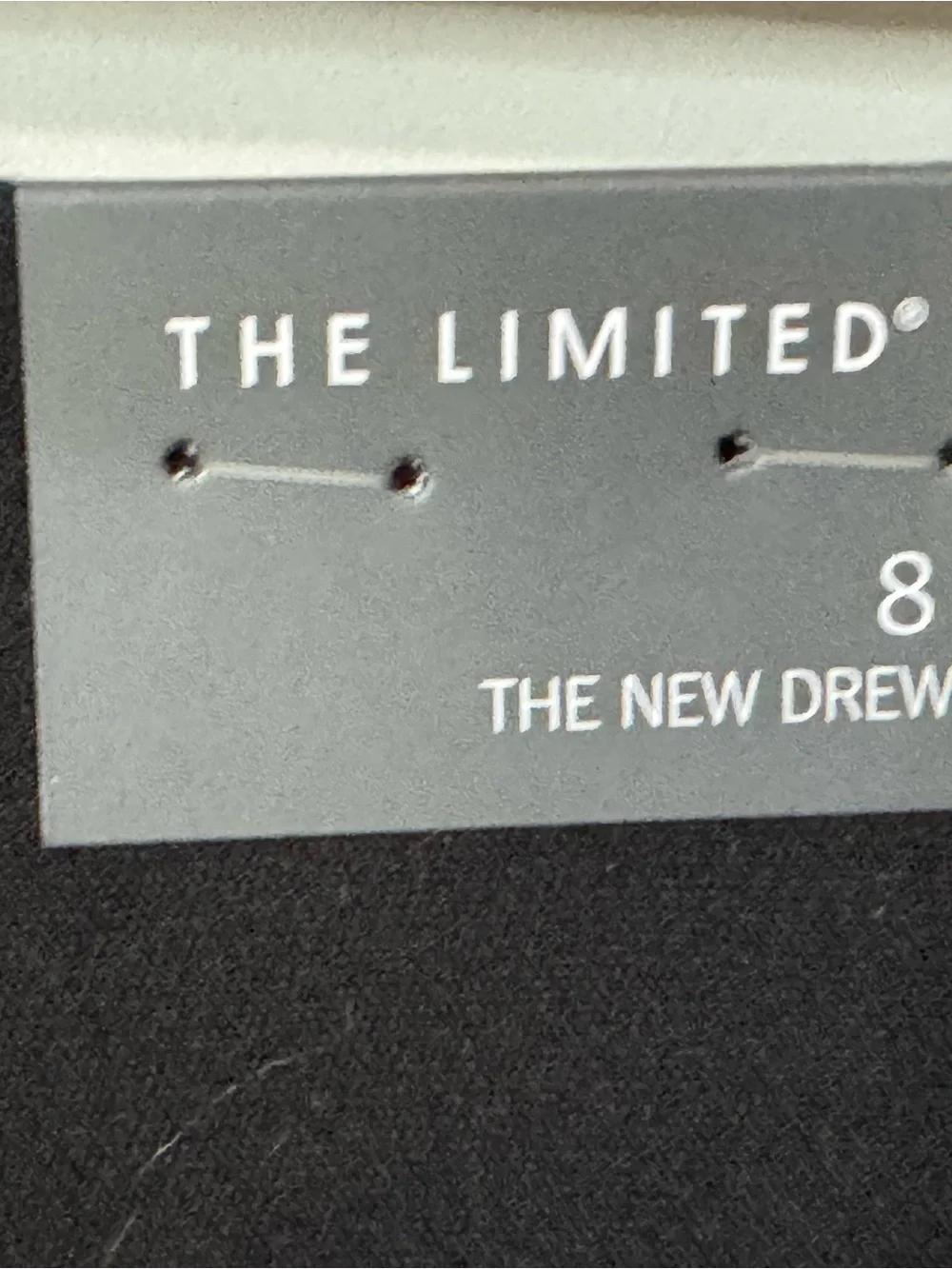 NEW The Limited The New Drew Black Pull-On Straight-Leg Dress Pants Size 8 - Picture 6 of 8